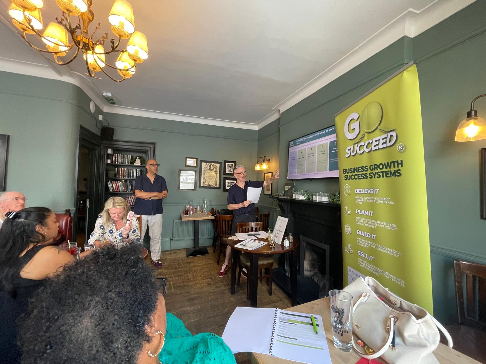GoSucceed® Goldmine workshop sold out at The Perseverance London