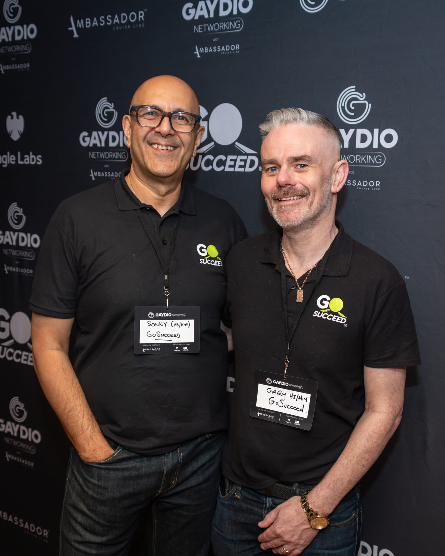 Gary Salters & Sonny Waheed at Gaydio Networking